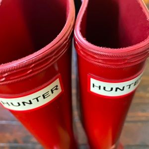 Hunter Boots Red SIZE 7